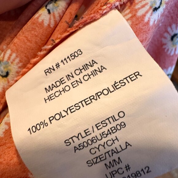 Lily Rose | Womens M High Neck Ditsy Floral Knee Length Dress Halter Cut Out - Picture 11 of 11